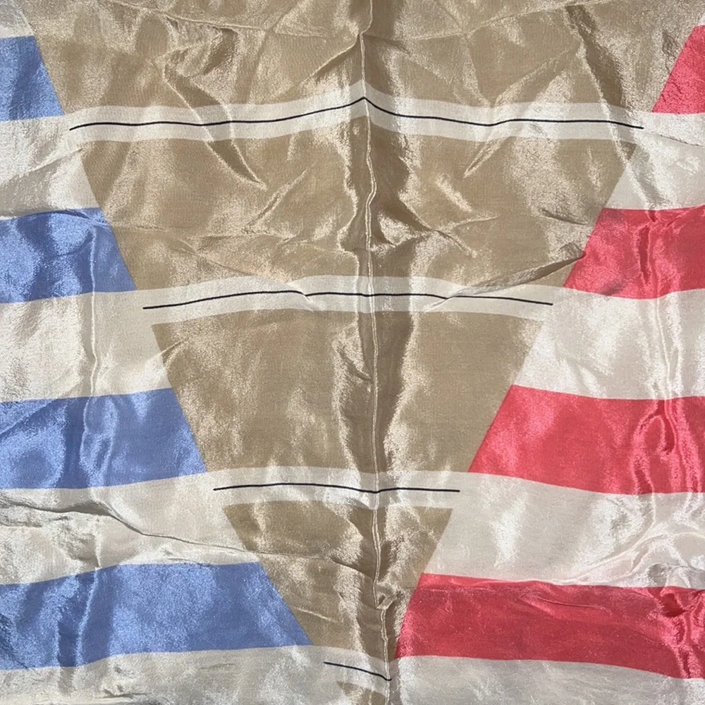 Vintage MCM Vera Neumann silk square scarf 30”